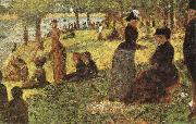 Georges Seurat The Grand Jatte of Sunday afternoon oil painting on canvas